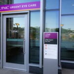 exterior of the urgent care eye clinic