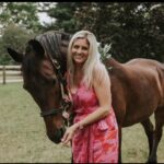 Tracy with a horse