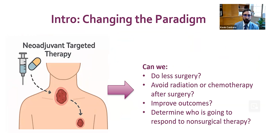 Screenshot of slide from webinar