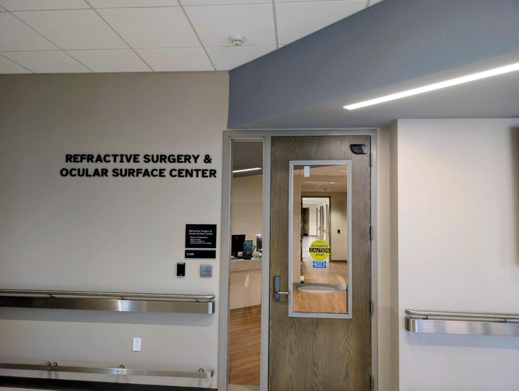 Refractive Surgery & Ocular Surface Center, which houses the Dry Eye Clinic