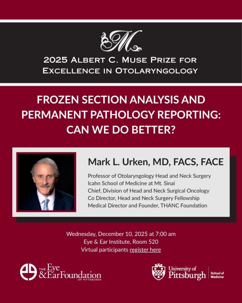 2025 Muse Lecture - Frozen Section Analysis and Permanent Pathology Reporting: Can We Do Better?