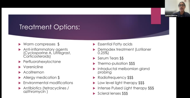 slide of treatment options