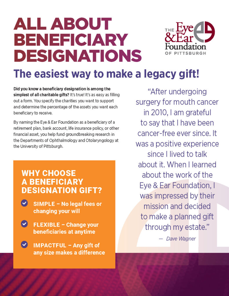 Beneficiary Planned Giving