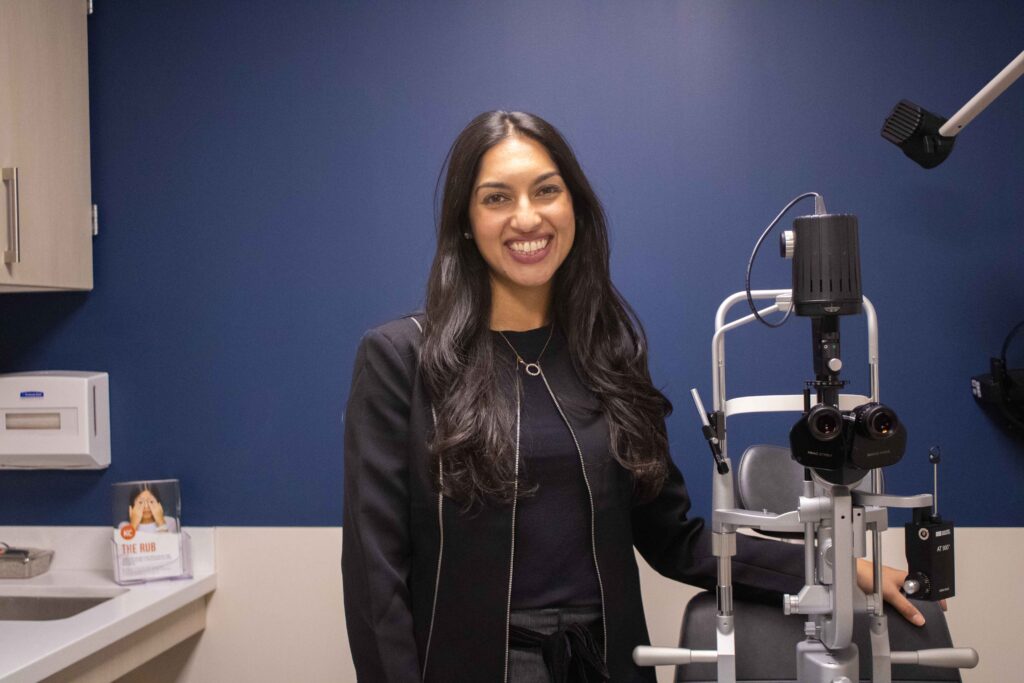 Sabrina Mukhtar in an exam room