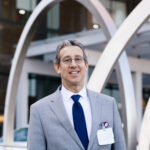 Dr. Finkelstein in front of the VI